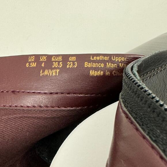 NEW Franco Sarto Rivet Black Leather Zip Up Chunky Block Heel Bootie Ankle Boot - Picture 13 of 14